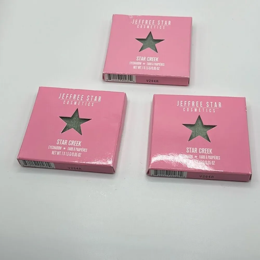 ‼️sale‼️Jeffree Star cosmetics star creek eyeshadows lot of 3